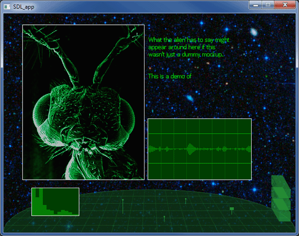 space demo screenshot